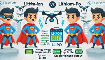 Li-Ion vs. Li-Po: How Lithium-Ion Batteries Can Increase Endurance for Your Drones